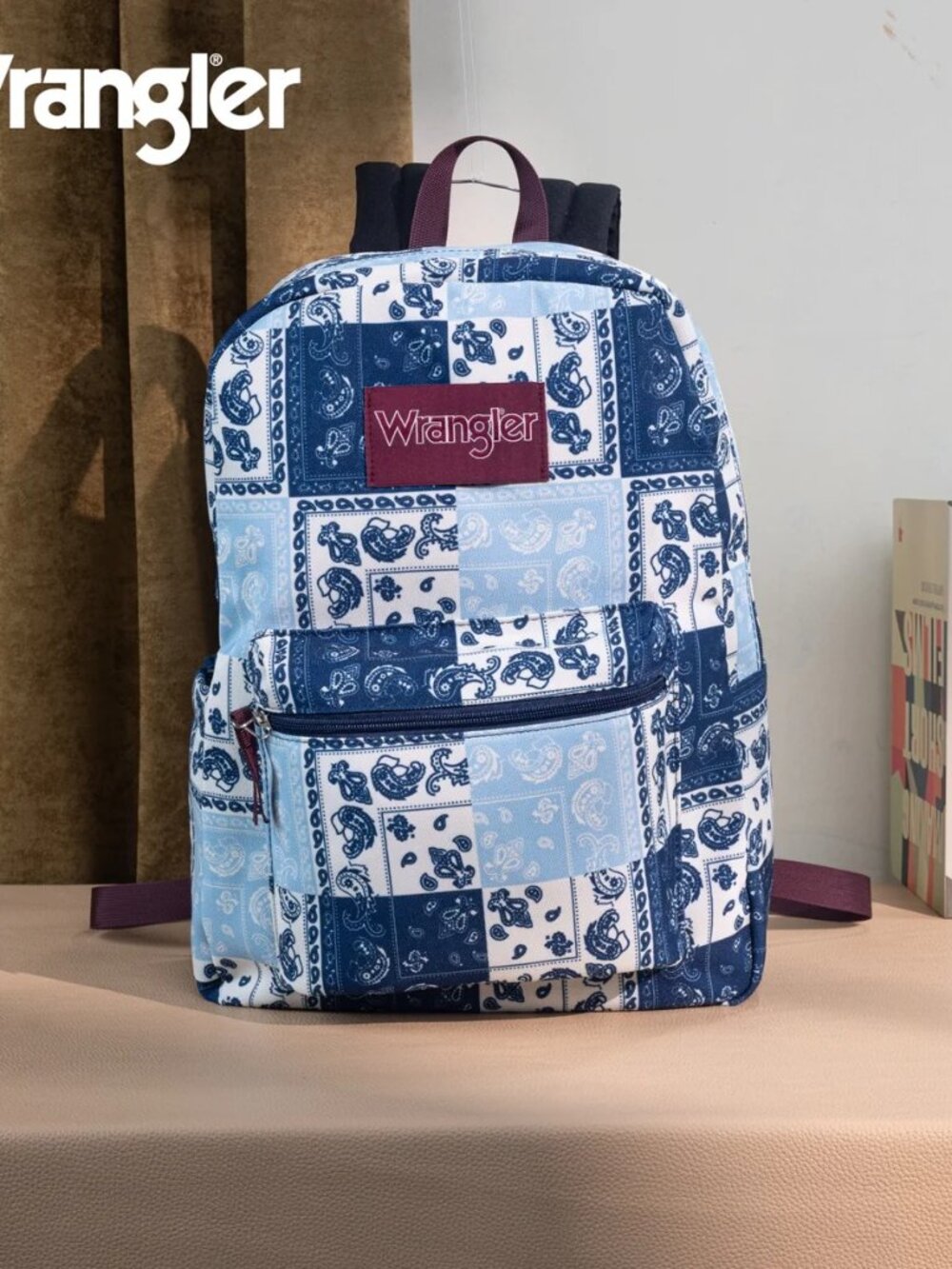 Wrangler Paisley Print Backpack - Jean - LAST ONE